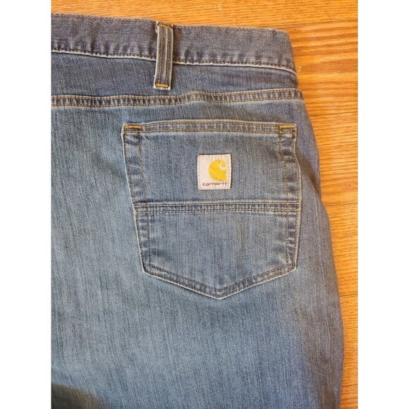 Carhartt Men's Jeans 44x30 Rugged Flex Relaxed Fit Blue Wash BD2804-M Casual EUC - Picture 12 of 13